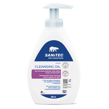 Olio detergente da bagno Sanitec Cleansing Oil 12x300 ml