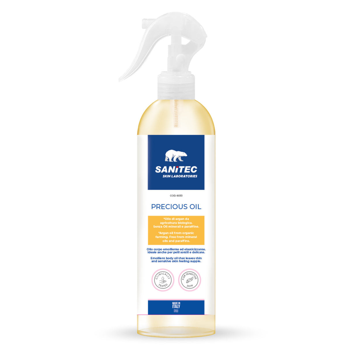 Olio corpo emolliente Sanitec Precious Oil 300 ml