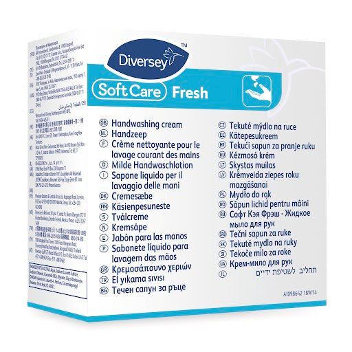 Detergente lavamani profumato Diversey Soft Care Fresh 6x800 ml