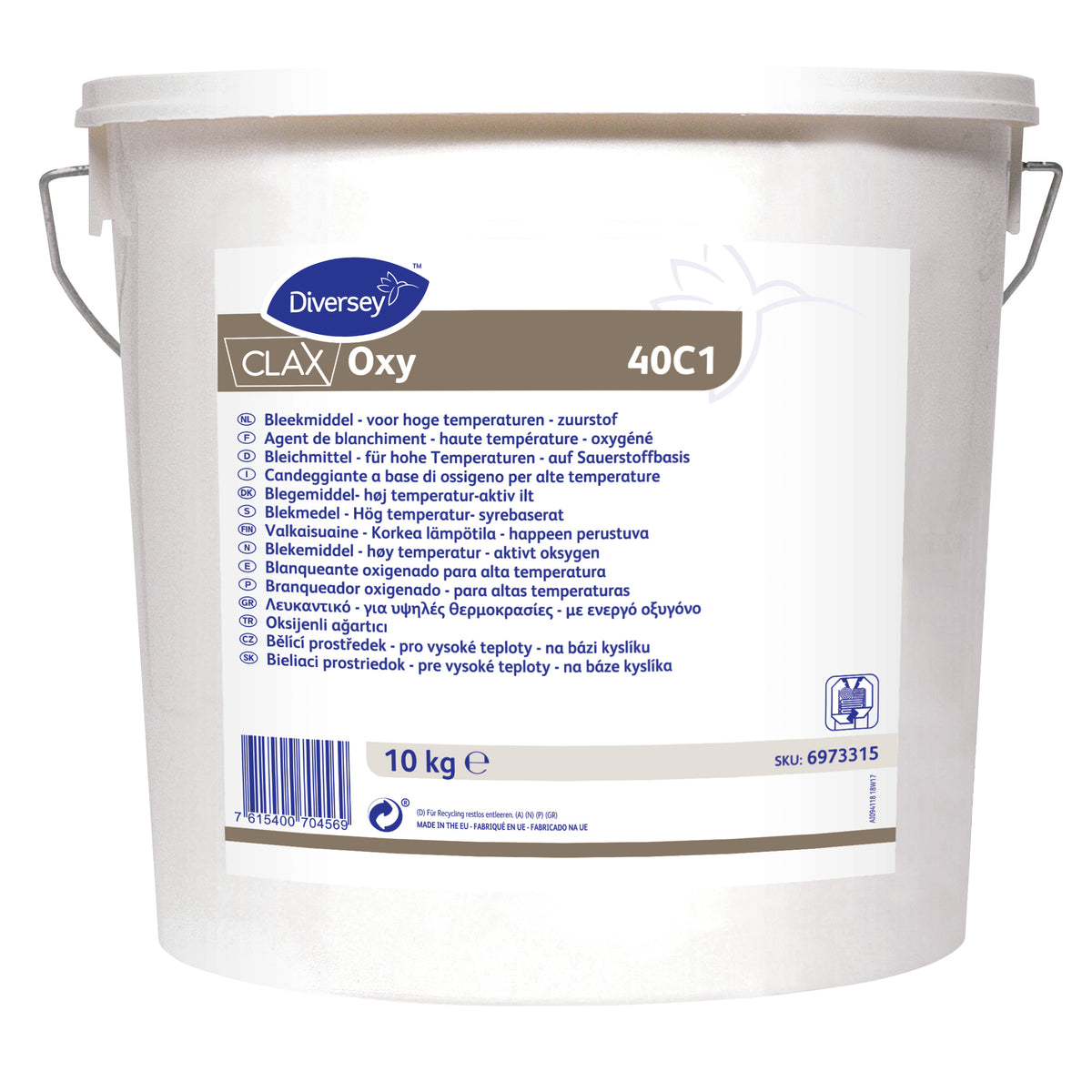 Candeggiante a base di ossigeno Diversey Clax Oxy 40C1 10 kg