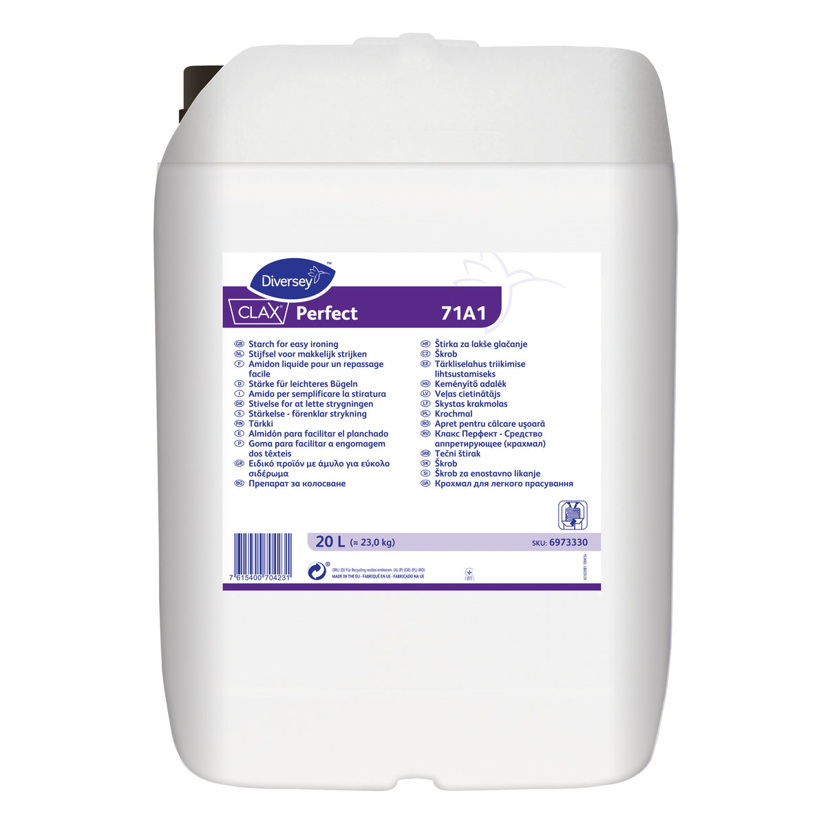 Amido liquido naturale Diversey Clax Perfect 71A1 20 litri