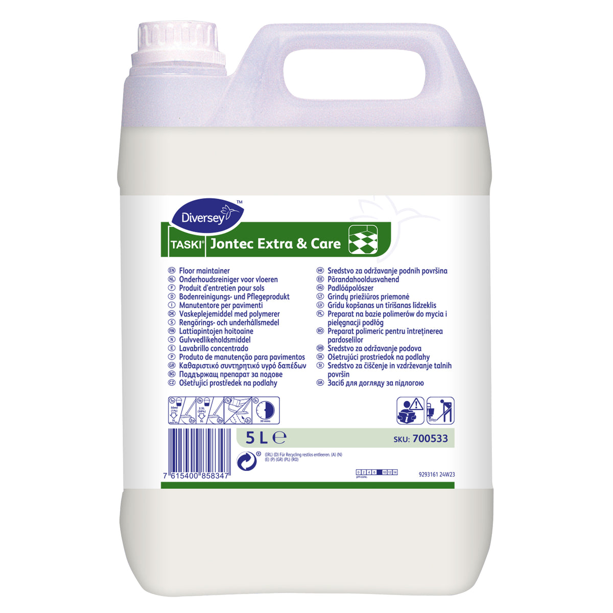 Detergente Manutentore per pavimenti Diversey TASKI Jontec Extra & Care 5 litri