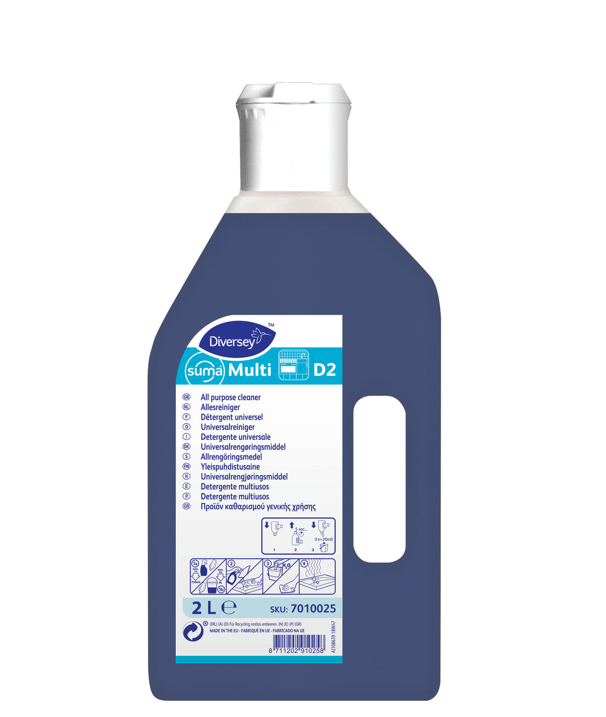 Detergente universale Diversey Suma Multi D2 2 litri