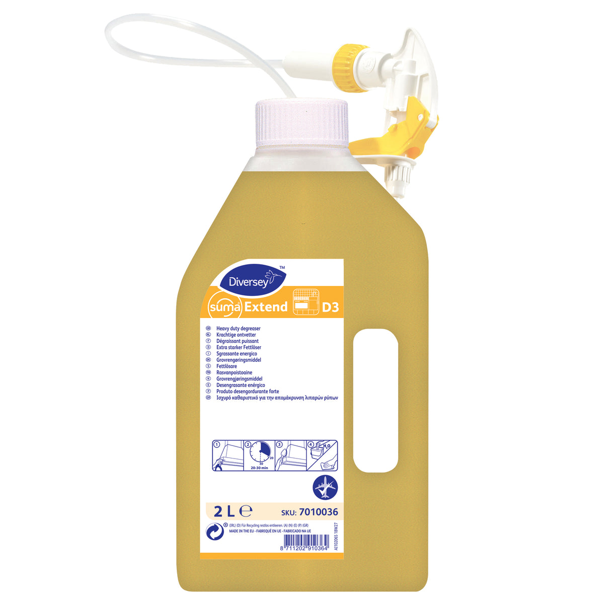 Sgrassante energico, specifico per alluminio Diversey Suma Extend D3 6x2 litri