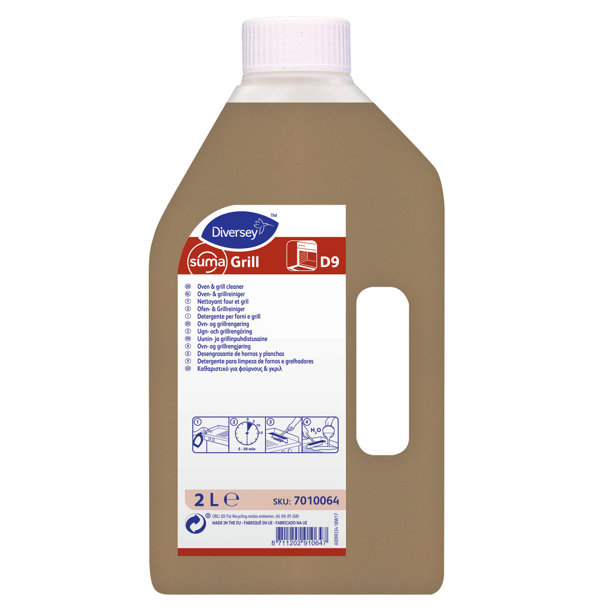 Detergente per forni e grill Diversey Suma Grill D9 6x2 litri