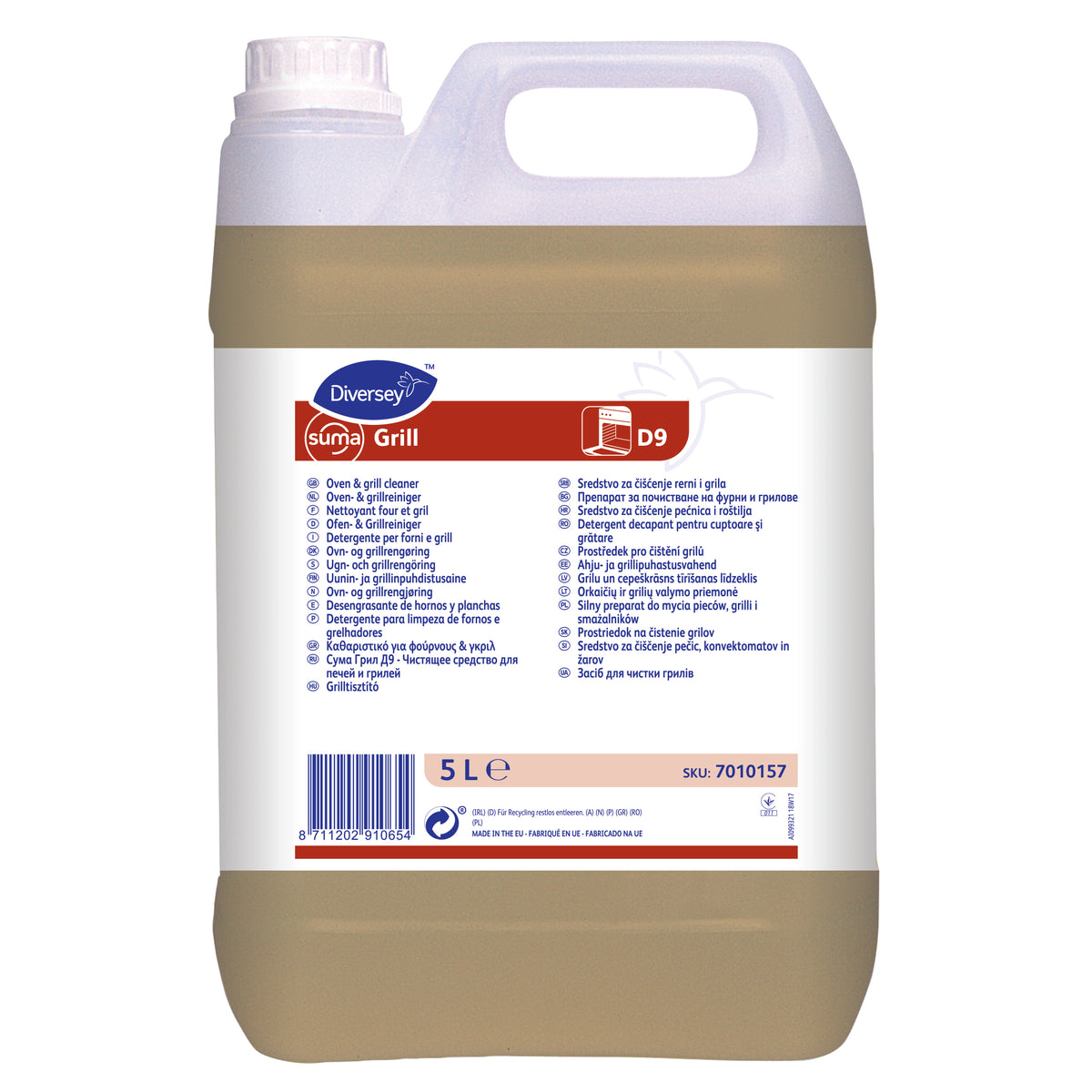 Detergente per forni e grill Diversey Suma Grill D9 2x5 litri