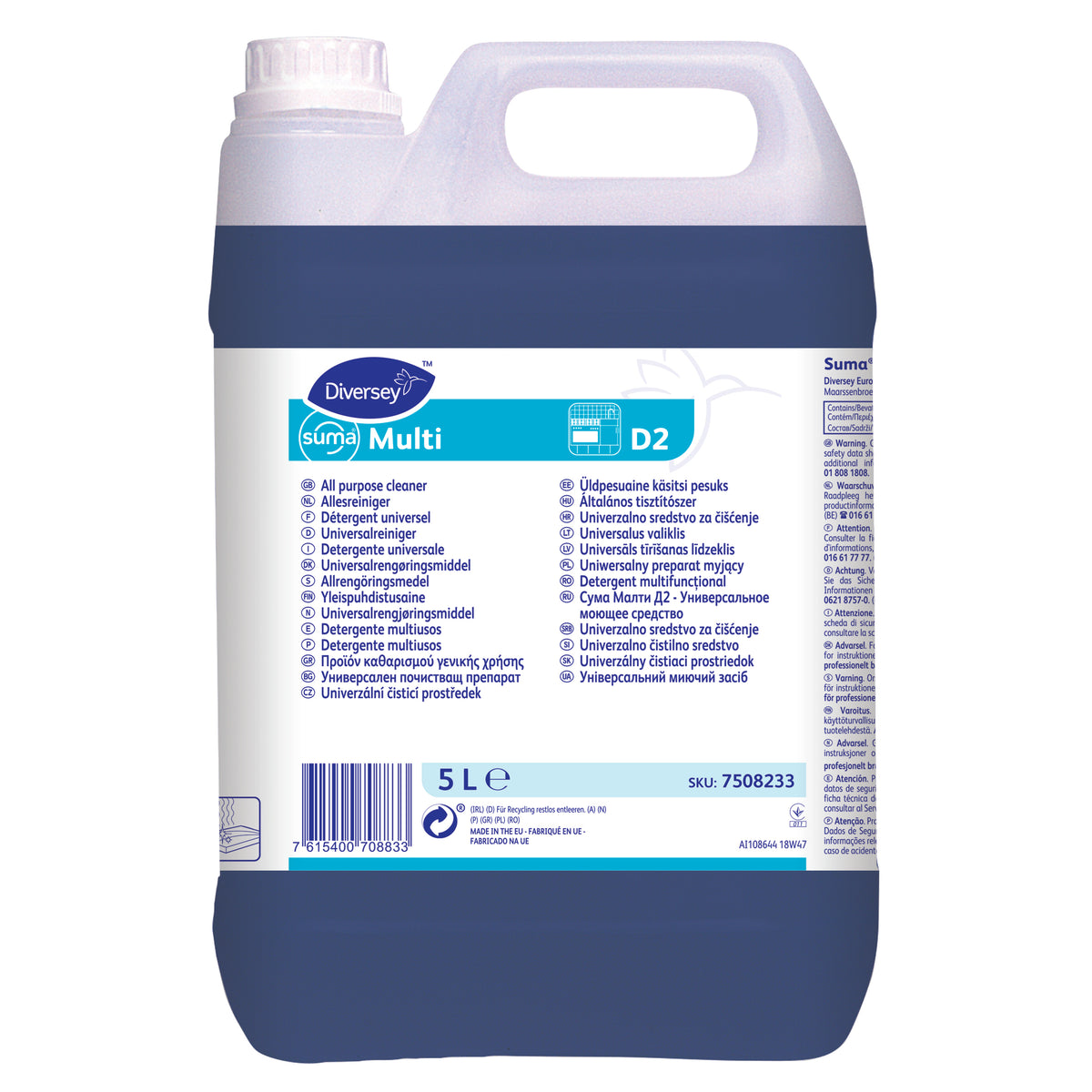 Detergente universale Diversey Suma Multi D2 5 litri