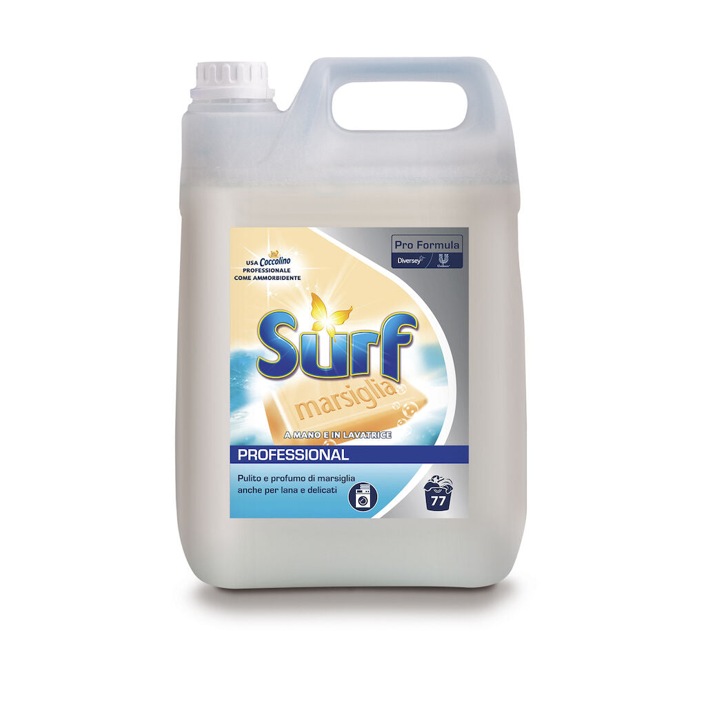 Detersivo Liquido per lana e delicati Diversey Surf Marsiglia 5 litri