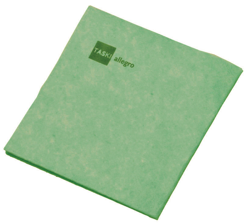 Panno multiuso in tessuto-non-tessuto Diversey TASKI Allegro 38 x 40 cm Verde 25 pezzi