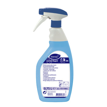 Detergente neutro pronto all’uso gradevolmente profumato Diversey Suma Rapid D6 750 ml