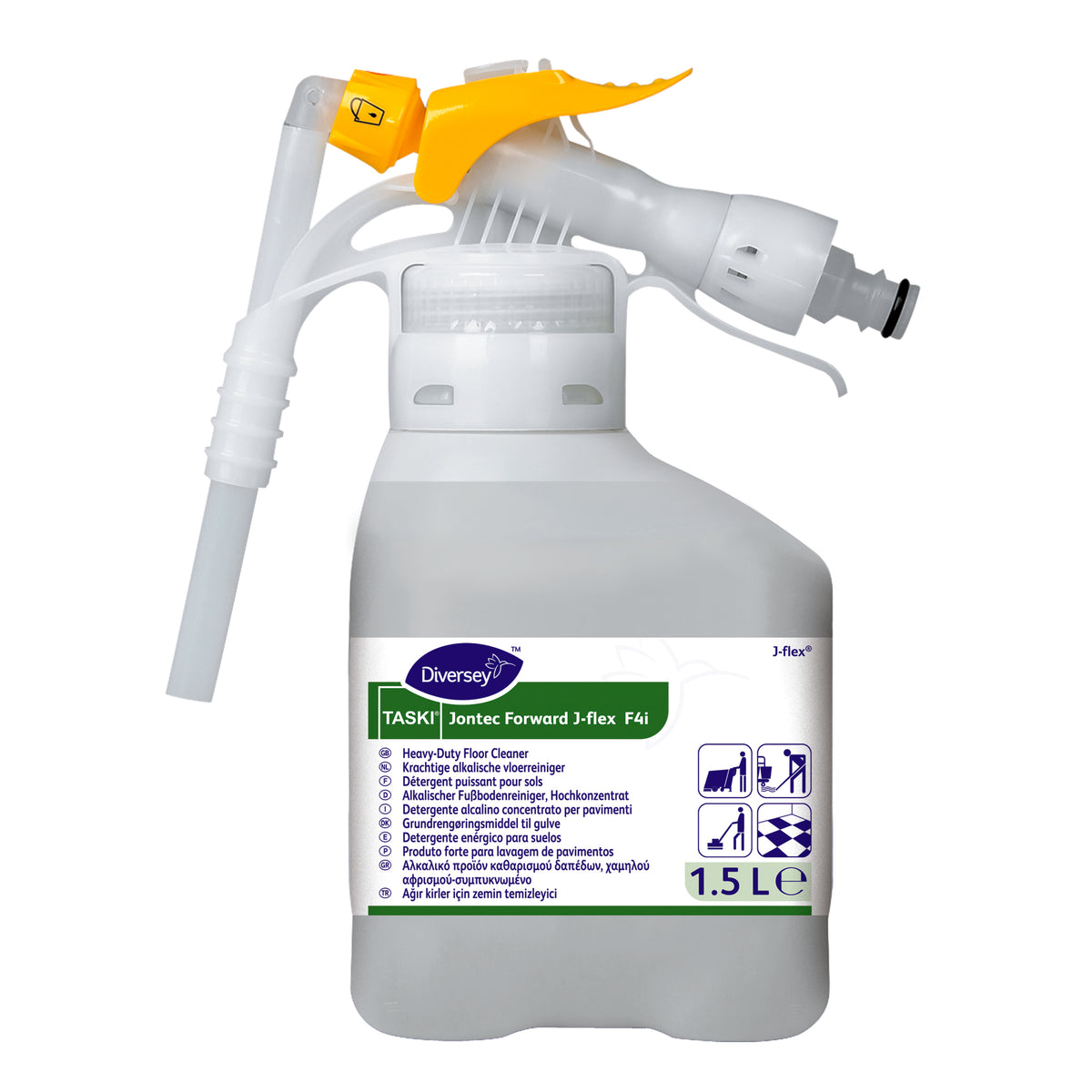 Detergente alcalino per pavimenti in J-flex Diversey TASKI Jontec Forward J-flex F4i 1,5 litri