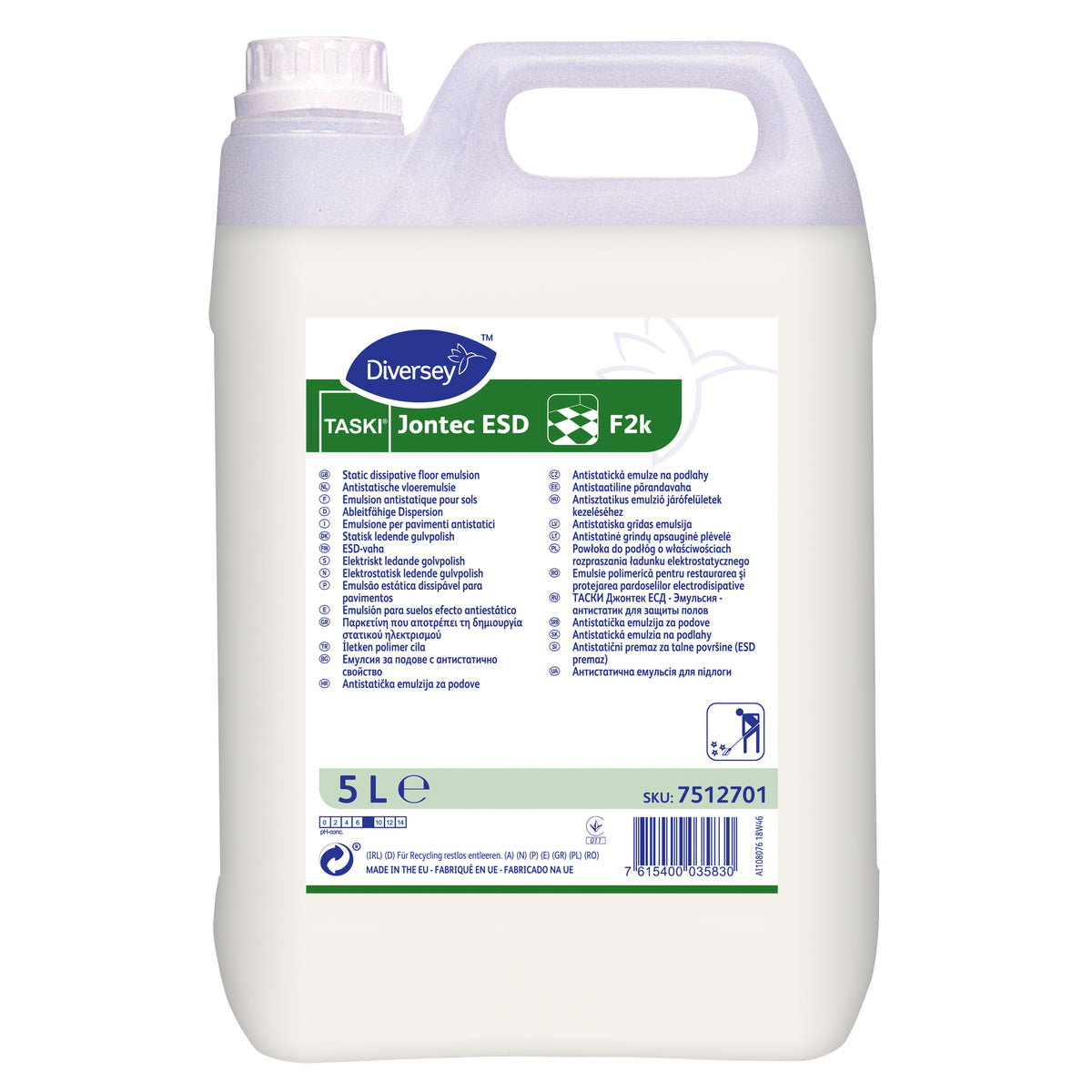 Detergente /manutentore per metodo spray multivelocità Diversey TASKI Jontec Restore & Care 2x5 litri