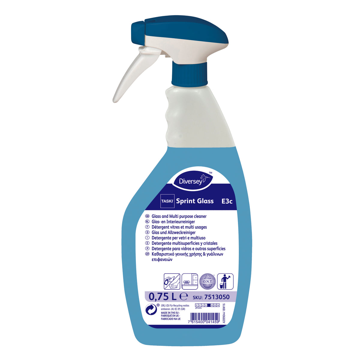 Detergente per vetri e multiuso Diversey TASKI Sprint Glass 750 ml
