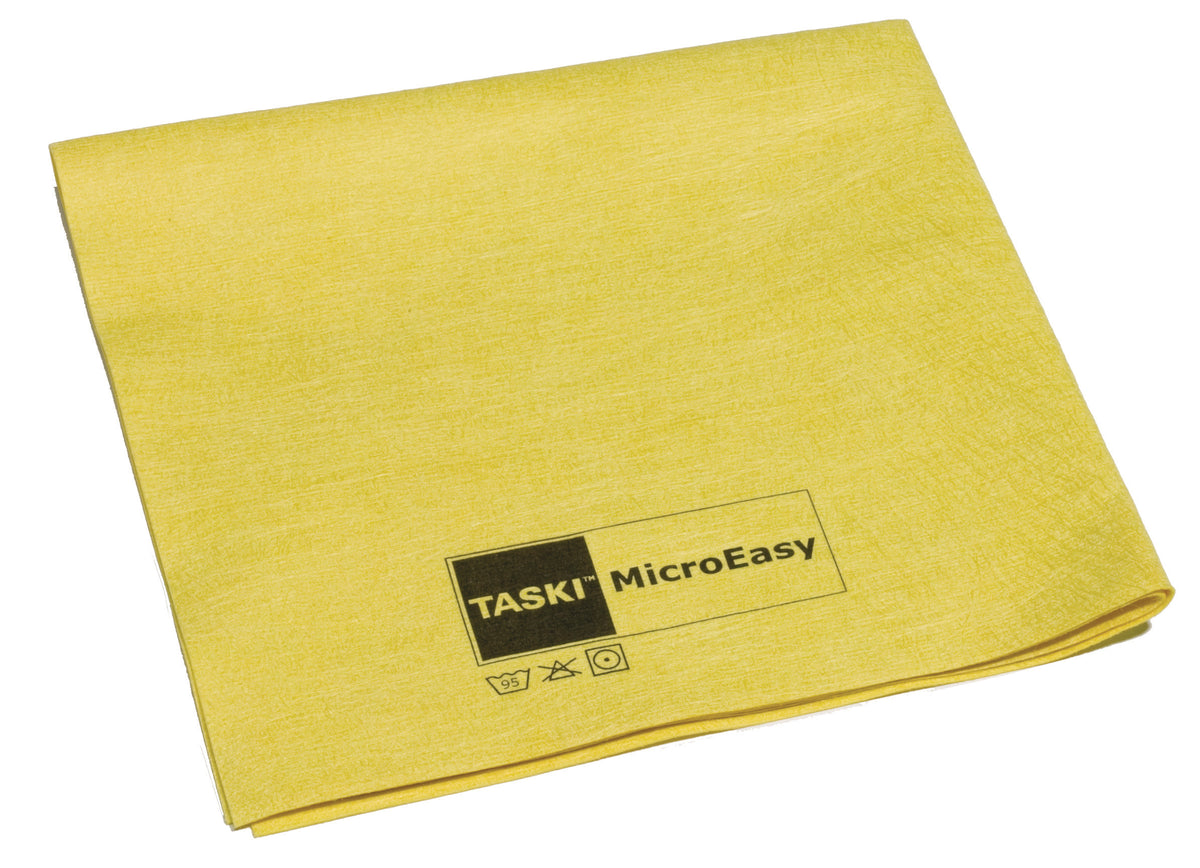 Panno in microfibra tessuta-non-tessuta Diversey TASKI MicroEasy 38 x 37 cm Giallo 1 pezzo
