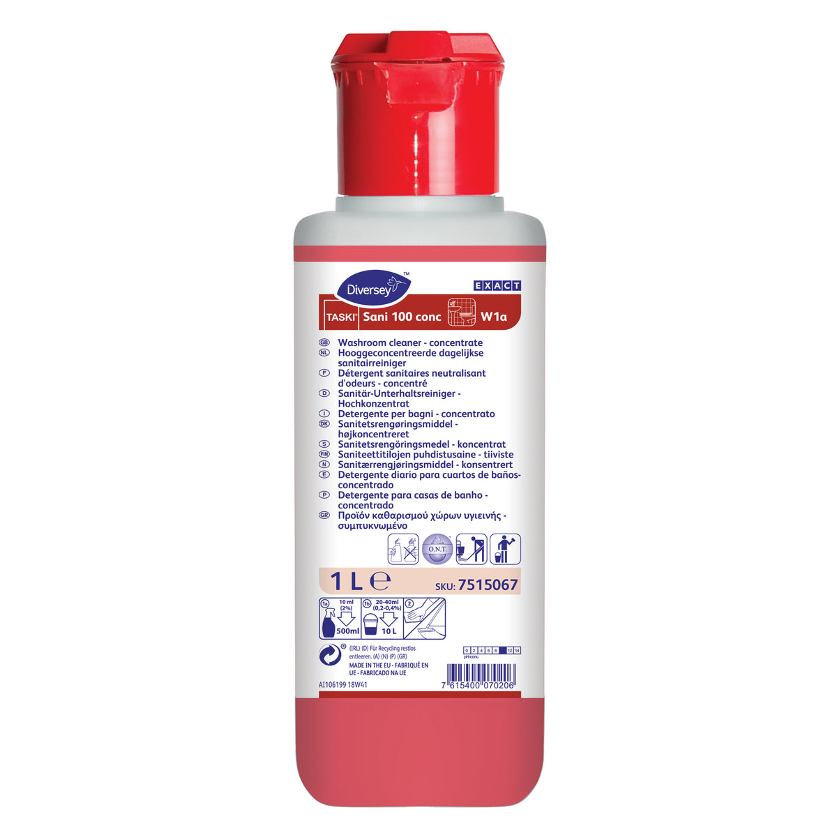 Detergente per il bagno Diversey TASKI Sani 100 conc 1 litro
