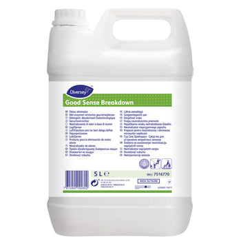 Neutralizzante enzimatico di cattivi odori Diversey Good Sense Breakdown 2x5 litri