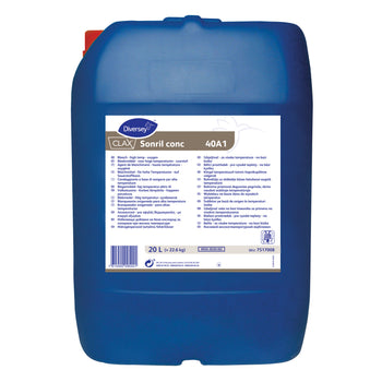 Candeggiante concentrato ossigeno alte temperature Diversey Clax Sonril conc 40A1 20 litri