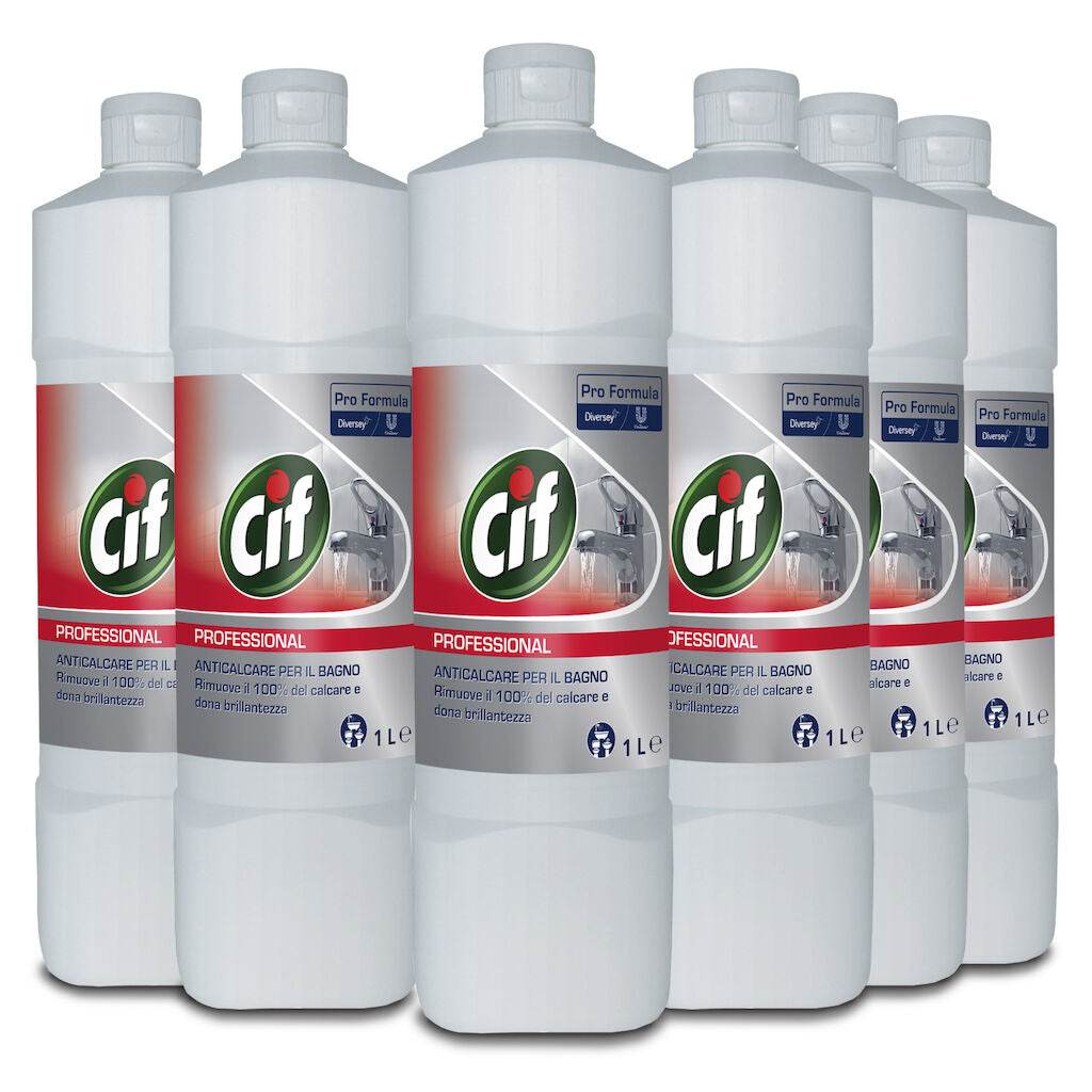 Disincrostante per bagno Diversey Cif Anticalcare Bagno 6x1 lt