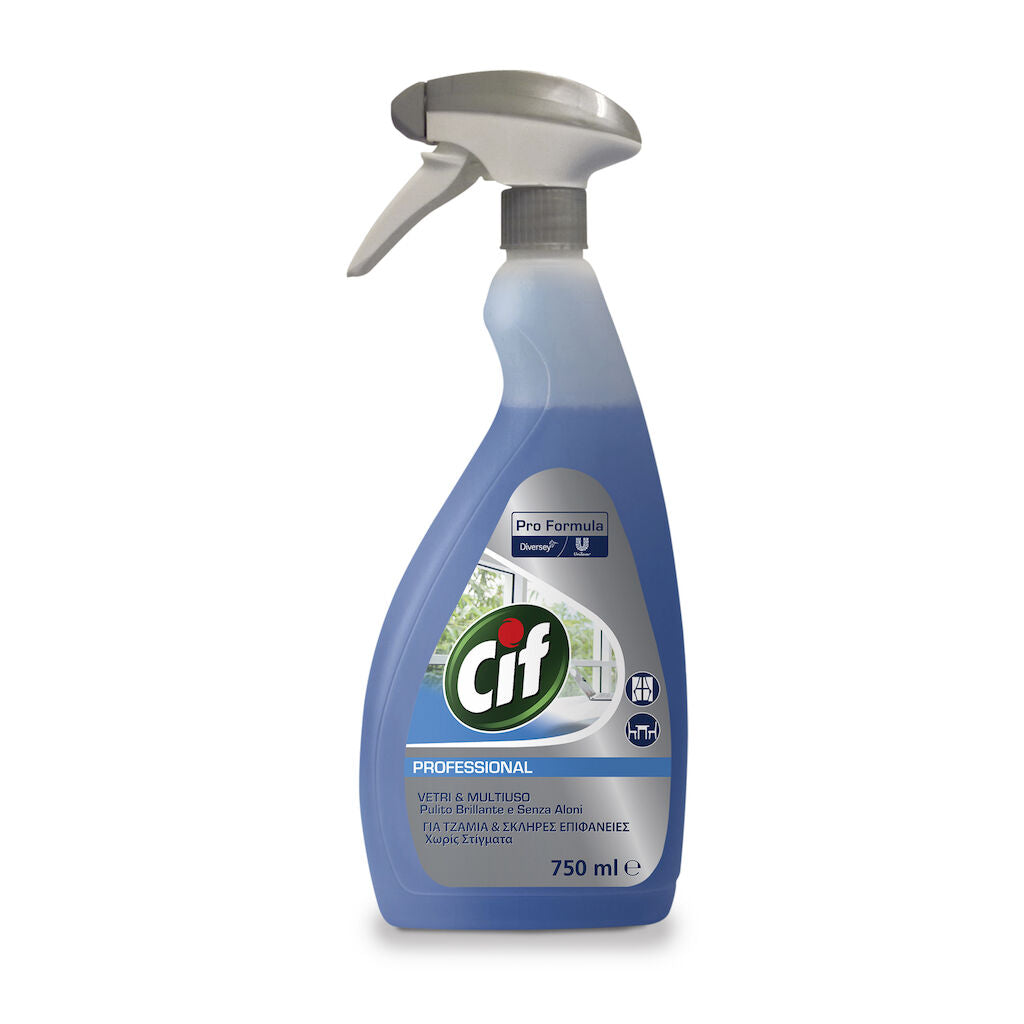 Detergente per vetri e superfici Diversey Cif Vetri e Multiuso 750 ml