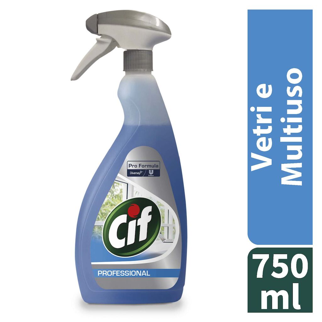 Detergente per vetri e superfici Diversey Cif Vetri e Multiuso 750 ml