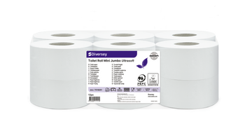 Carta igienica Mini Jumbo Diversey Toilet Roll Mini Jumbo Ultrasoft 145 m 1 pezzo
