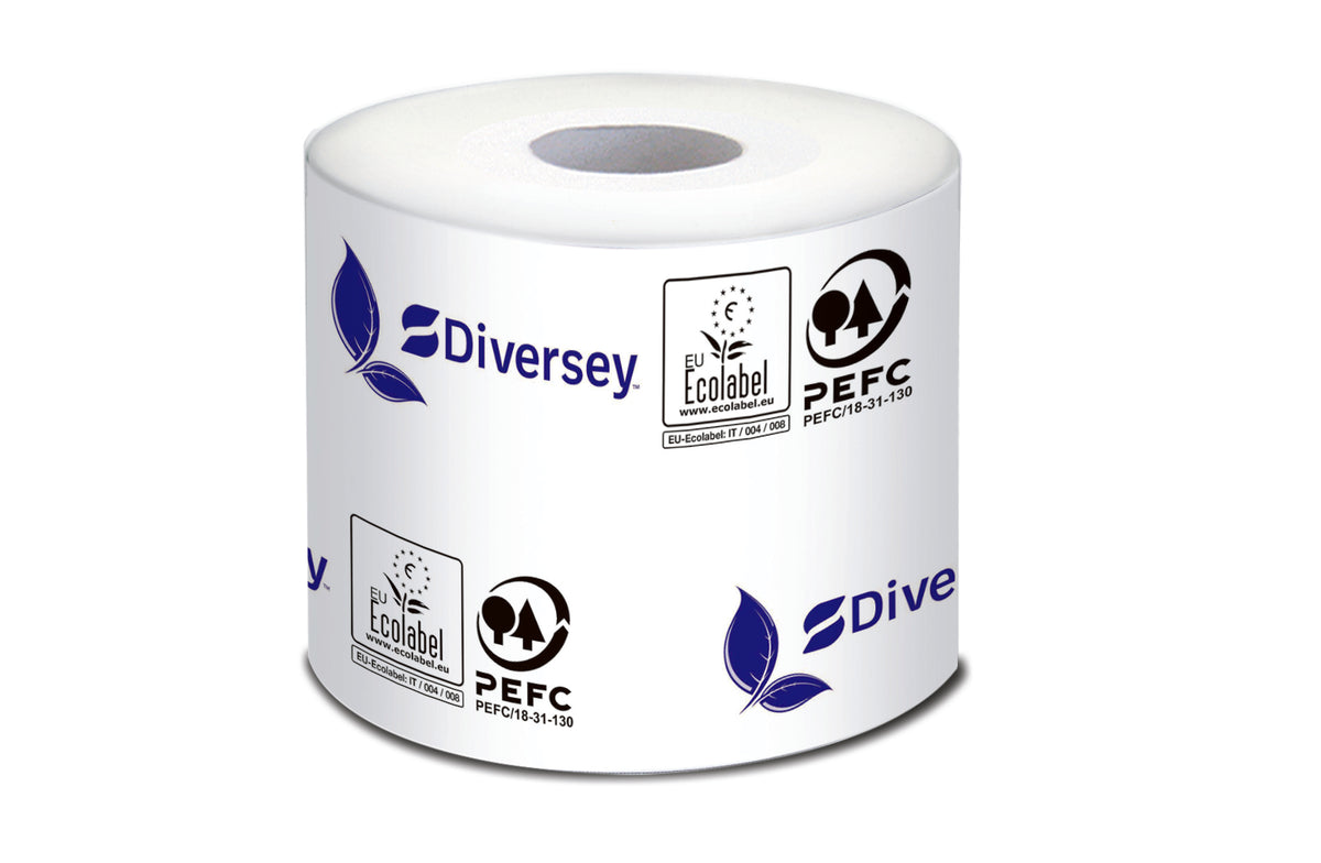 Carta igienica in rotolo Diversey Toilet Roll Hotel 19,95 m 1 pezzo