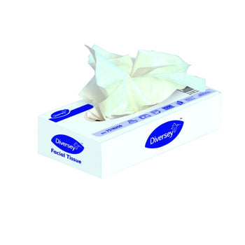 Veline cosmetiche 2 veli Diversey Facial Tissue 21 x 21 cm Bianco 1 pezzo DISPONIBILE IN 7 GIORNI LAVORATIVI