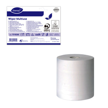 Bobina multiuso Diversey Wiper Multiuse 176 m Bianco 2 pezzi