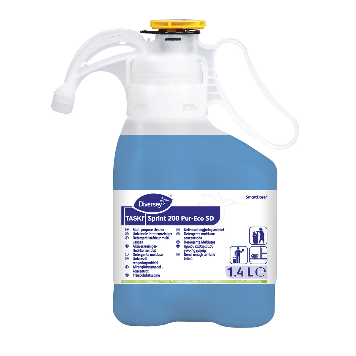 Detergente multiuso in SmartDose Diversey TASKI Sprint 200 Pur-Eco SD 1,4 litri