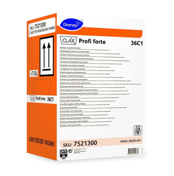 Detersivo liquido per capi molto sporchi acque dure Diversey Clax Profi forte 36C1 10 litri DISPONIBILE IN 7 GIORNI LAVORATIVI