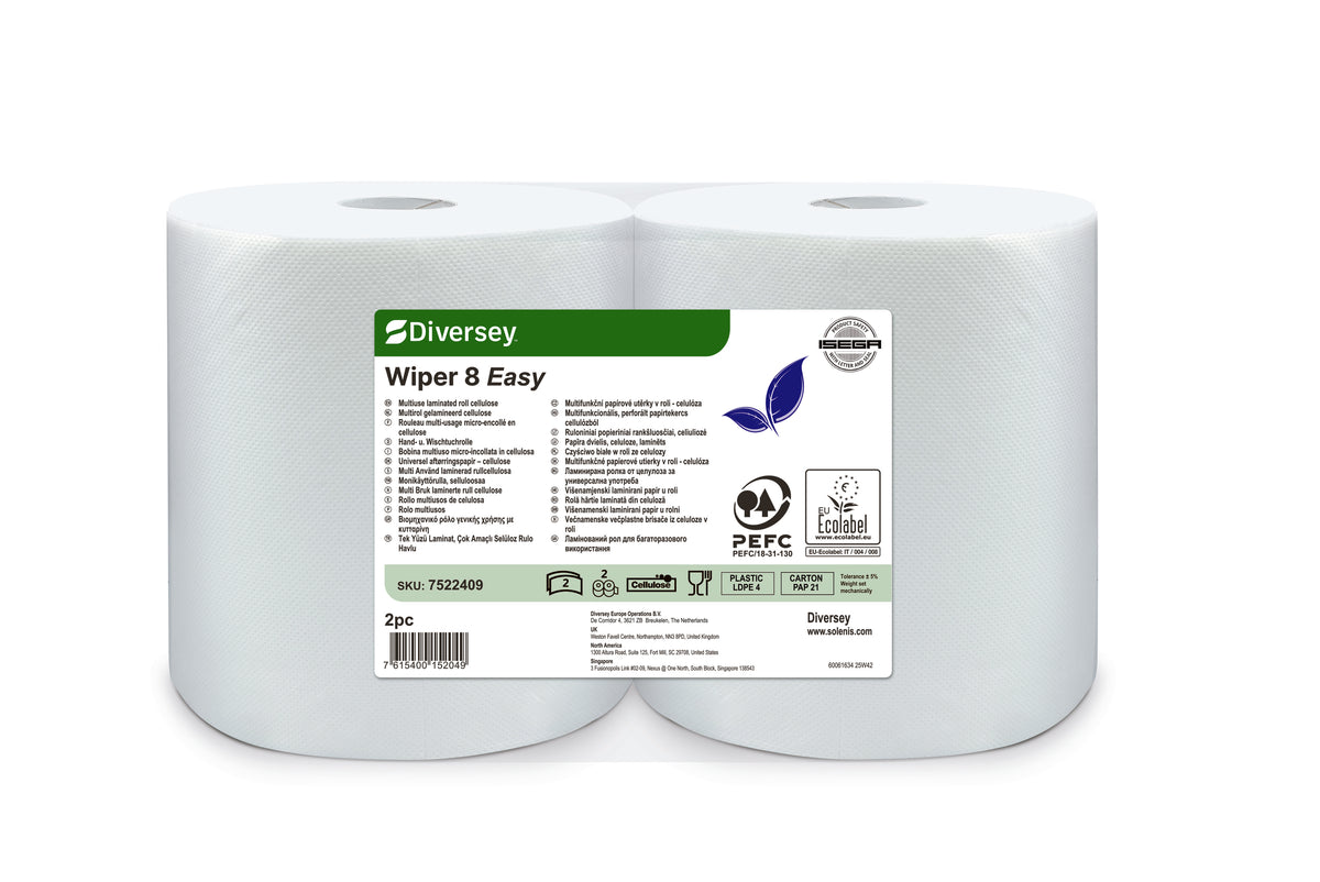 Bobina multiuso Diversey Wiper 8 Easy 165 m 1 pezzo