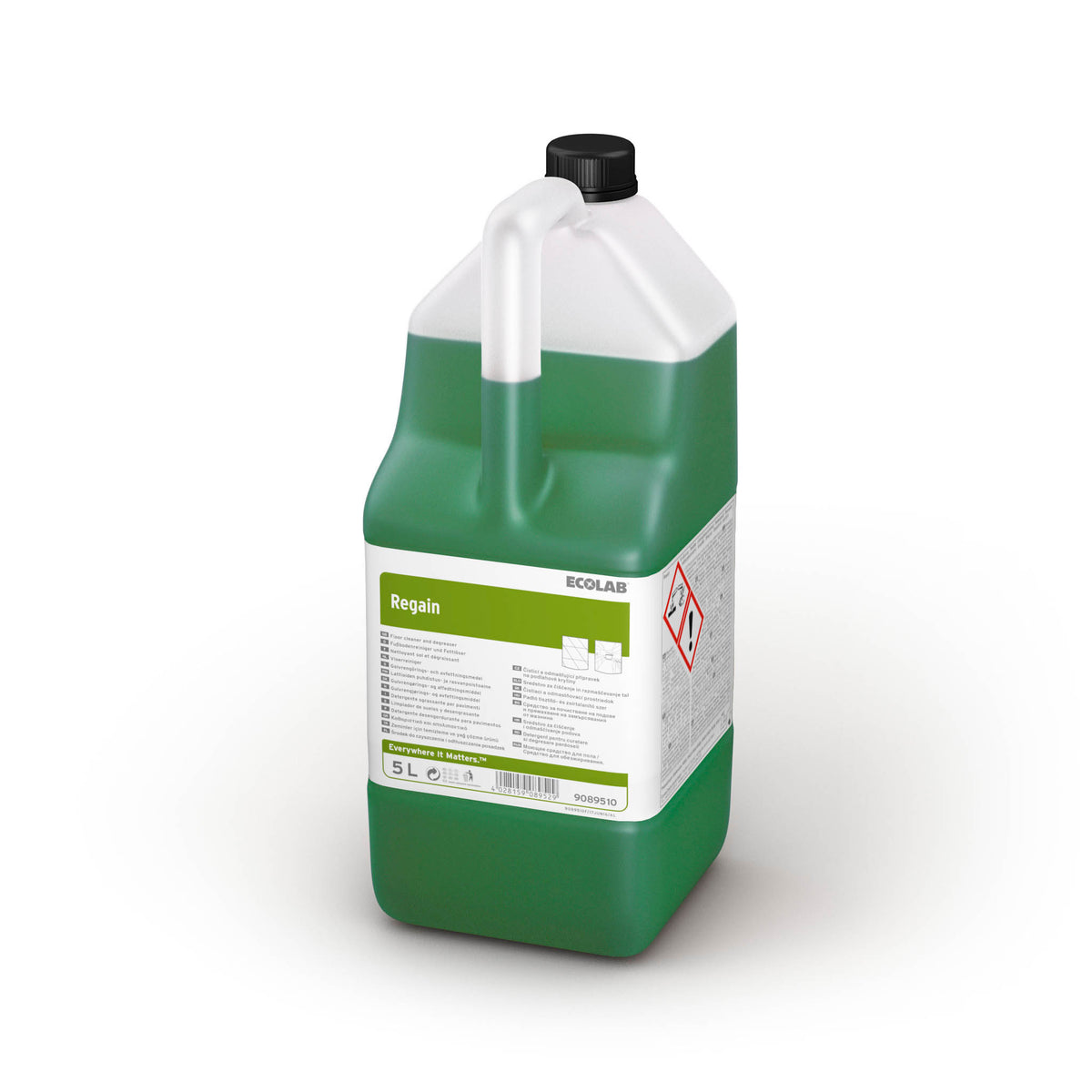Sgrassante alcalino per cucina Ecolab Regain 2x5 litri