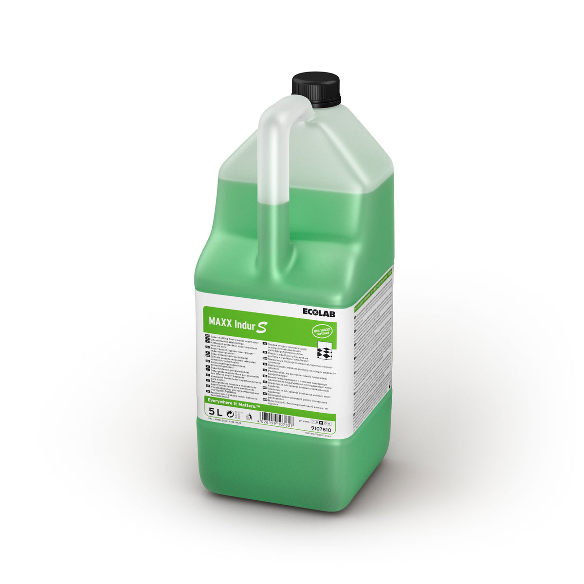Detergente manutentore Ecolabel per pavimenti Ecolab MAXX Indur S 5 litri