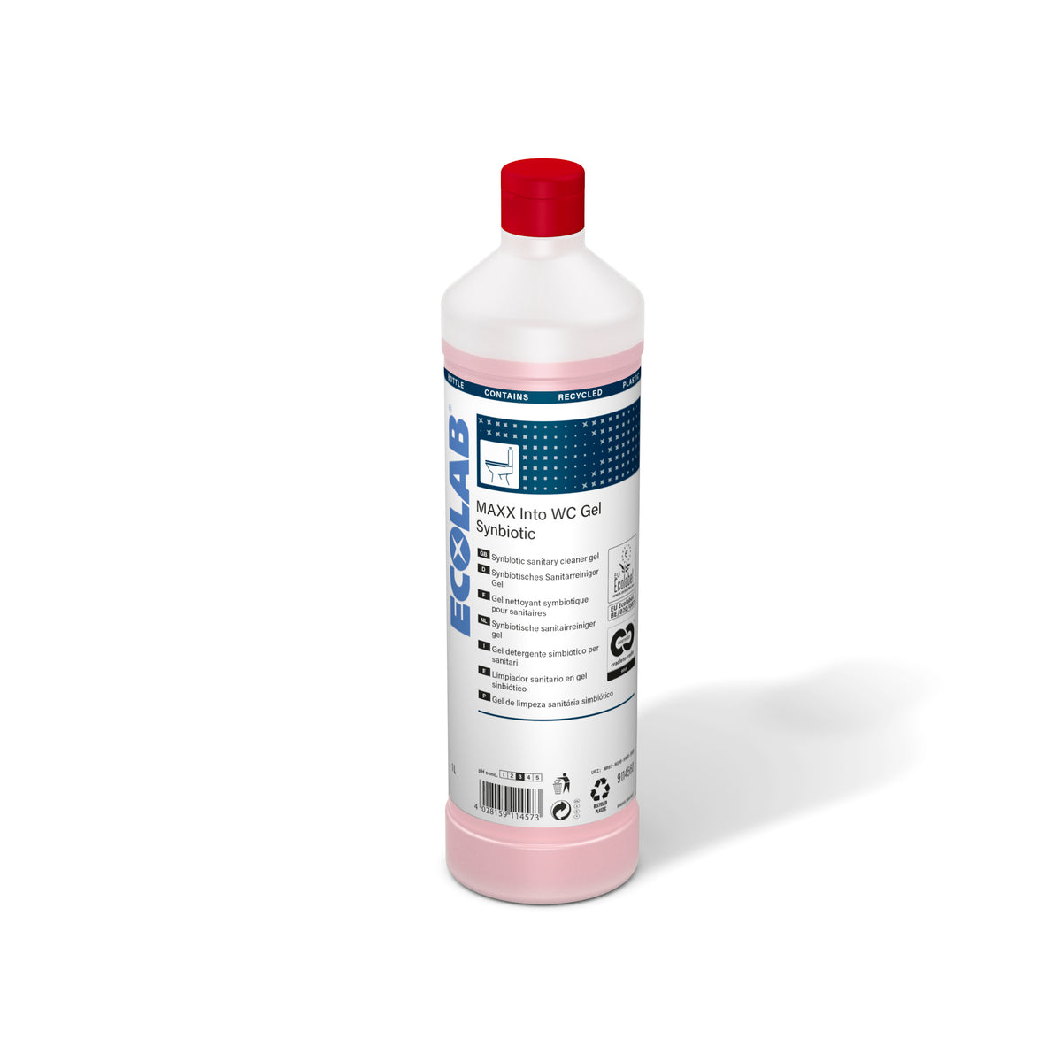 Detergente gel sinbiotico Ecolabel per WC Ecolab MAXX Into WC Gel Synbiotic 1 litro