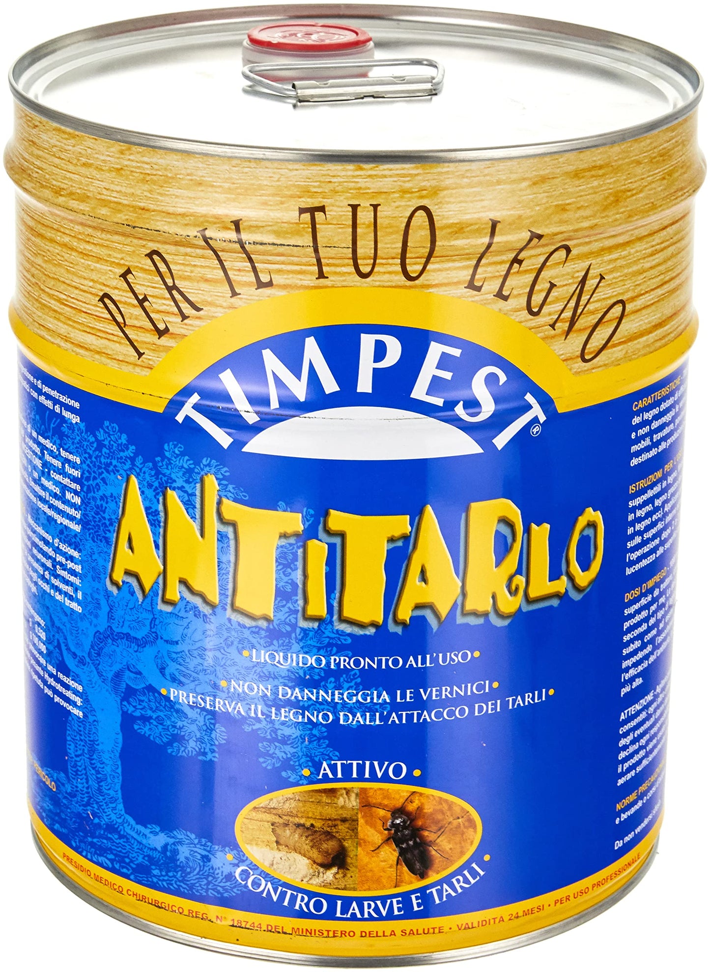 Insecticida para madera de madera y Xilophagi Timpest antarme 10 litros