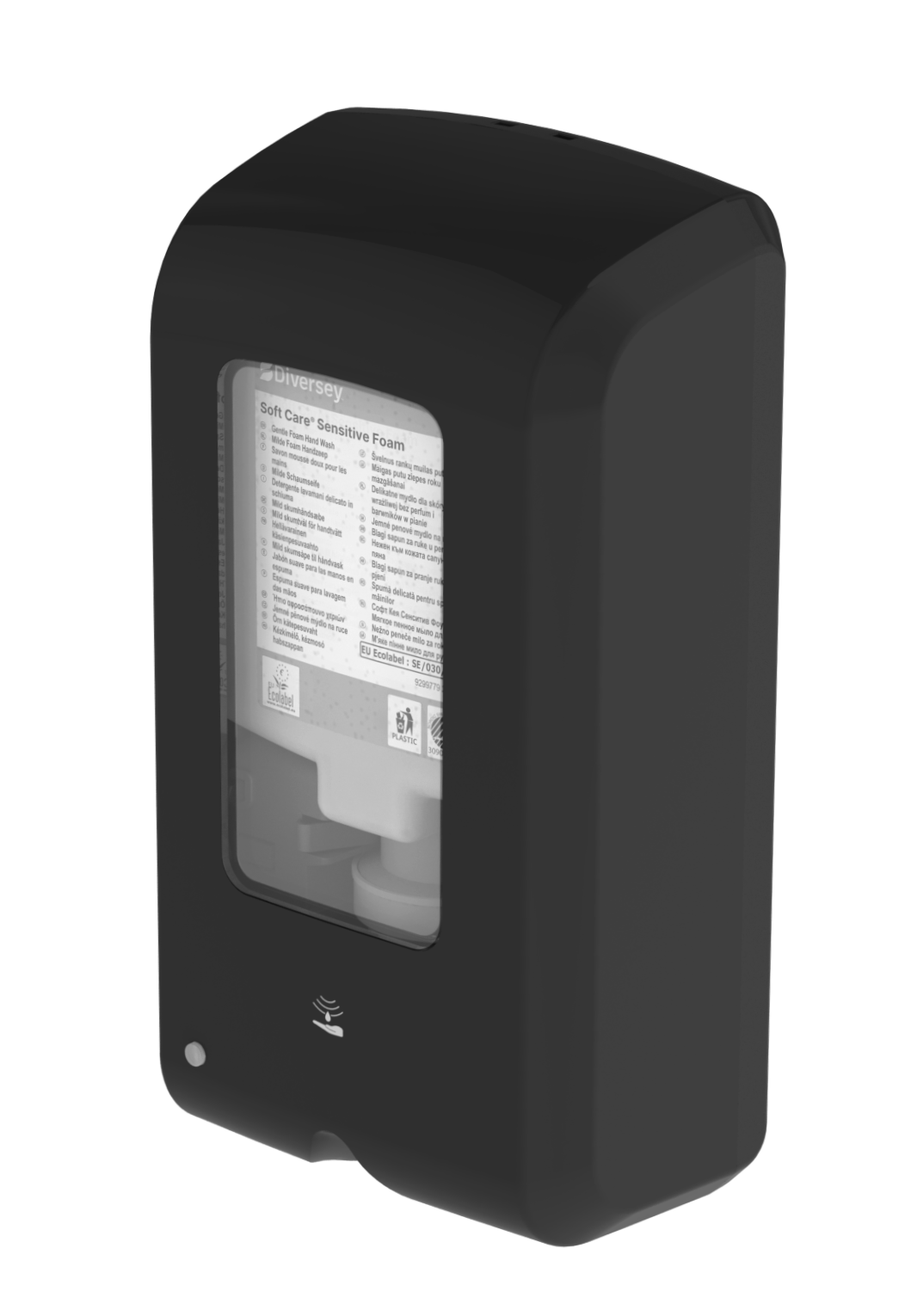 Dispenser automatico per igiene delle mani Diversey IntelliCare Touchless Dispenser Nero