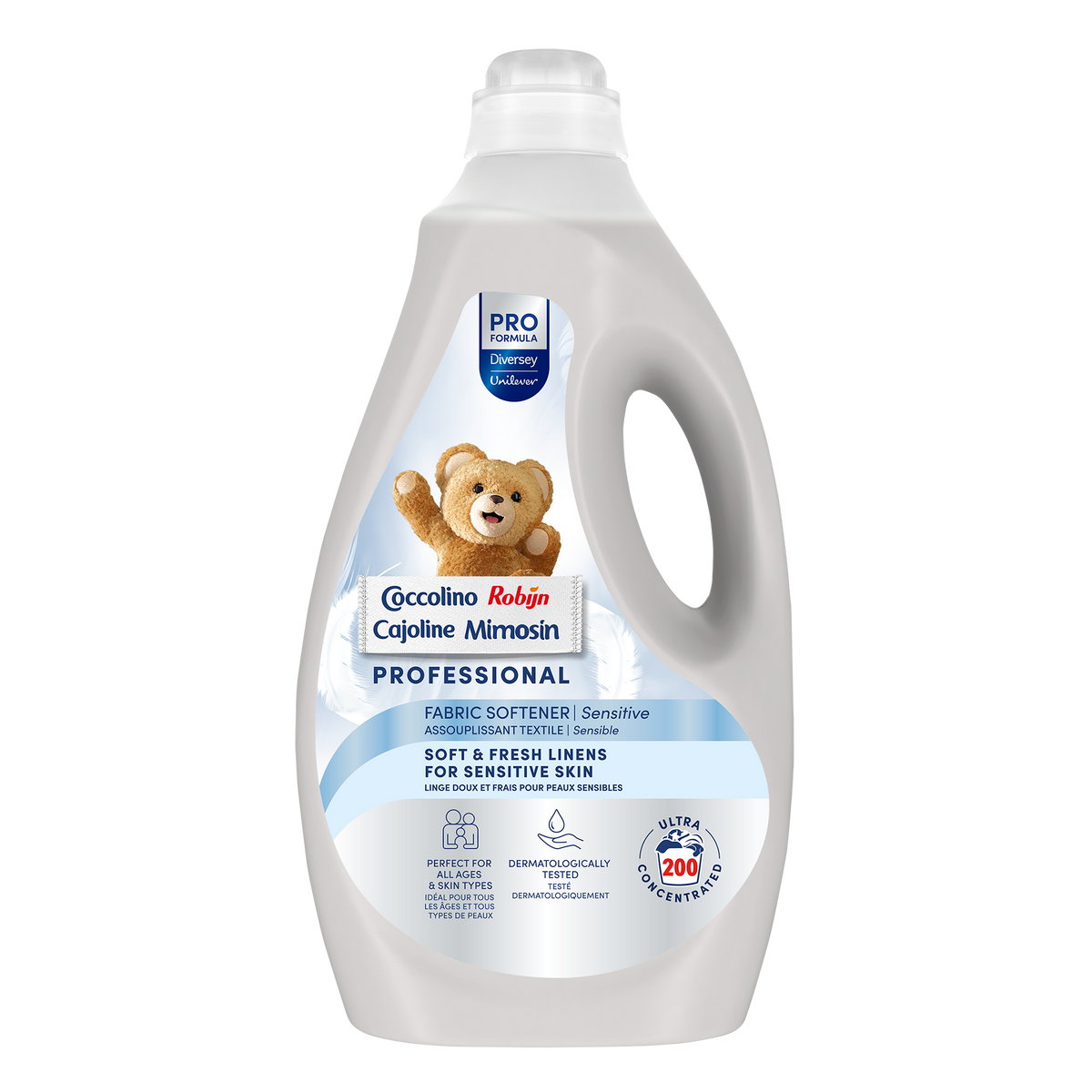 Ammorbidente concentrato per tessuti delicati Diversey Coccolino Sensitive Professional Concentrato 5 litri