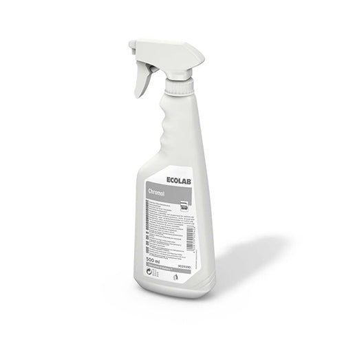Lucidante protettivo per acciaio inox Ecolab Chromol 500 ml