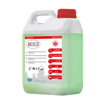 Detergente disincrostante acido tamponato profumato Arco Chimica Arcocid 4x5 kg