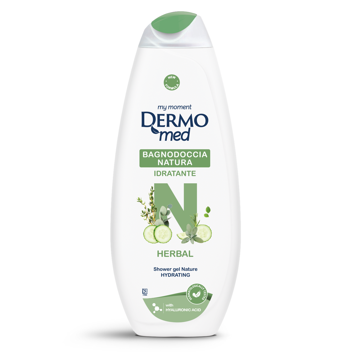 Bagnodoccia idratante Dermomed Natura 12x650 ml