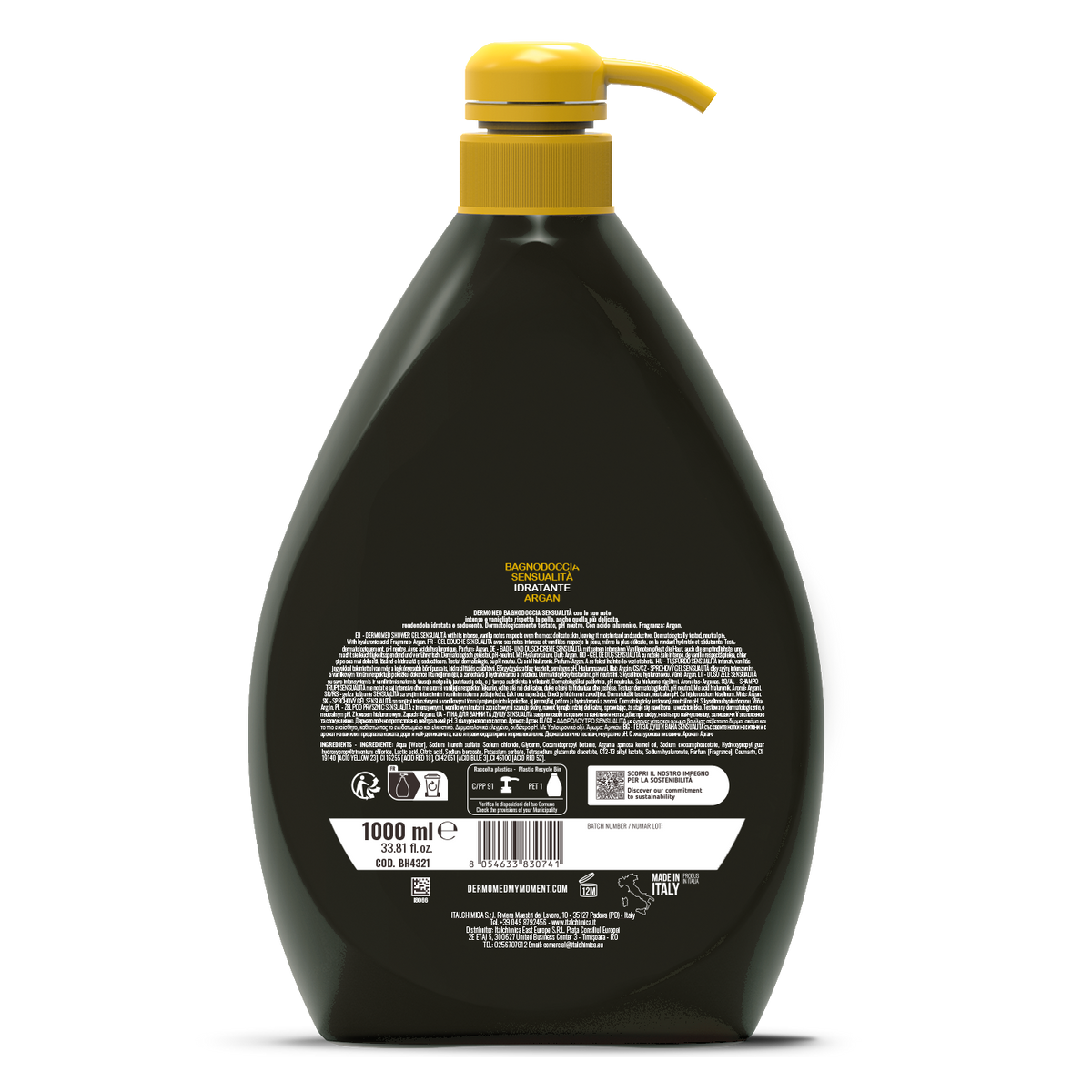 Bagnodoccia idratante Dermomed Sensualità 1 litro