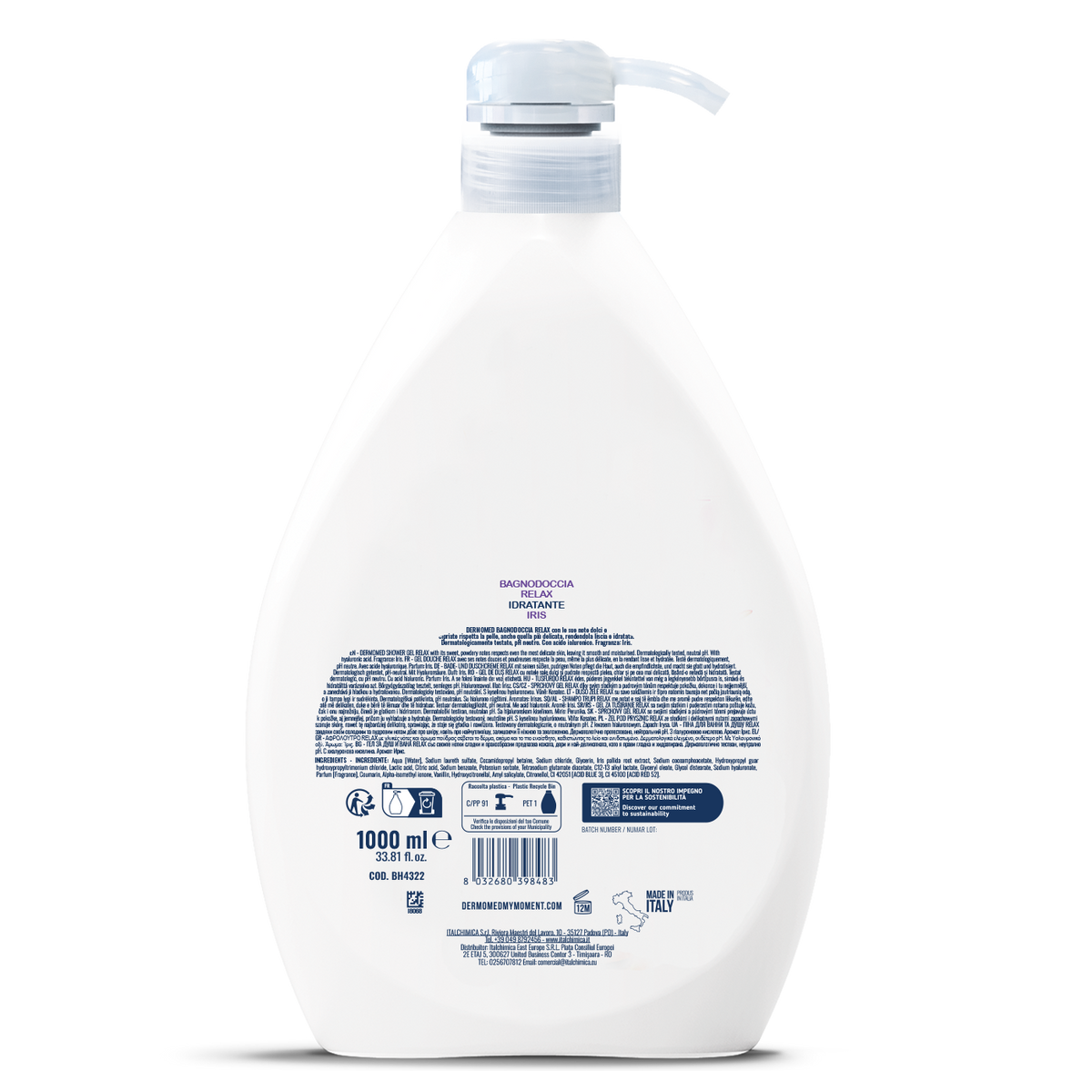 Bagnodoccia idratante Dermomed Relax 1 litro