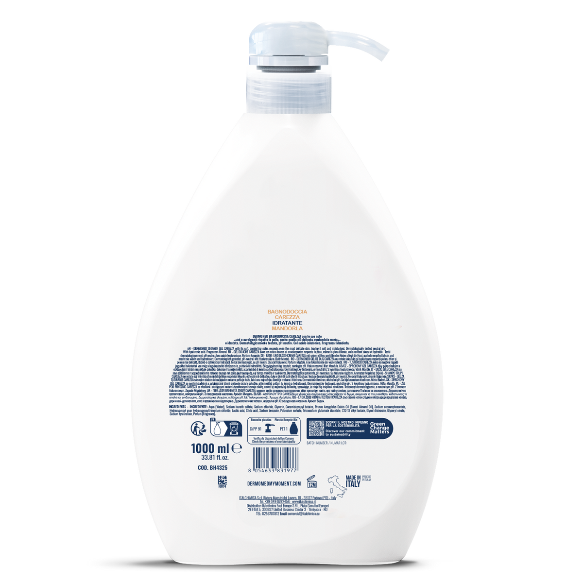 Bagnodoccia idratante Dermomed Carezza 1 litro