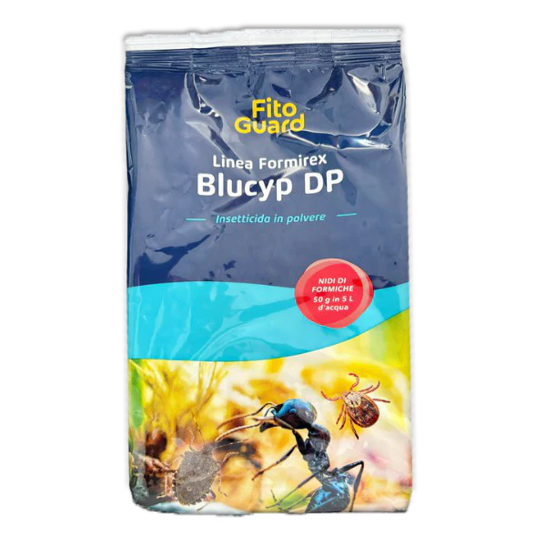 Insetticida in polvere per blatte e formiche Newpharm Blucyp DP 1 kg
