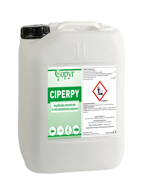 Insetticida per mosche, zanzare e scarafaggi Copy Ciperpy 5 litri