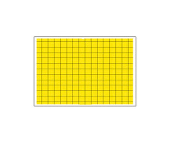 Piastre collanti compatibili gialle bifacciali 450 x 295 mm per lampade UV cattura insetti KOM05 6 pezzi
