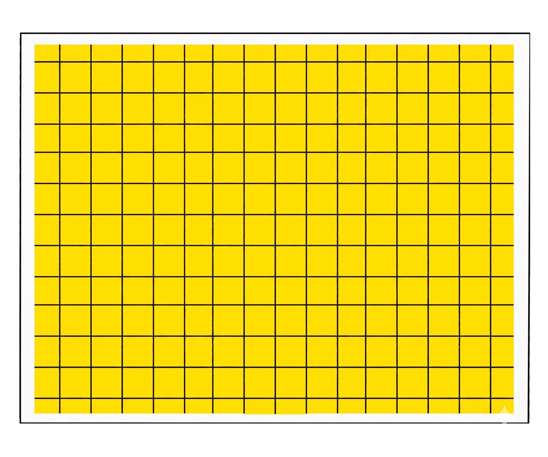 Piastre collanti compatibili gialle 425 x 315 mm per lampade UV cattura insetti KOM07 12 pezzi
