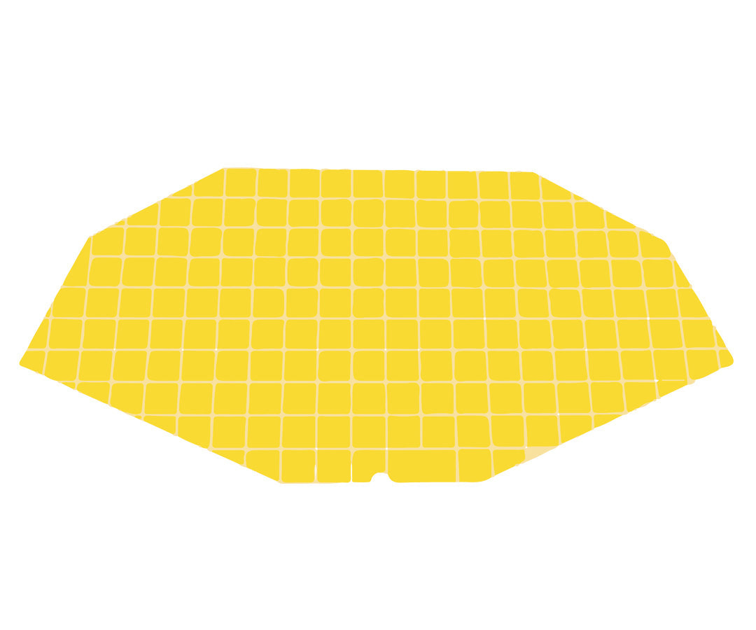 Piastre collanti compatibili gialle 540 x 250 mm per lampade UV cattura insetti KOM11 6 pezzi