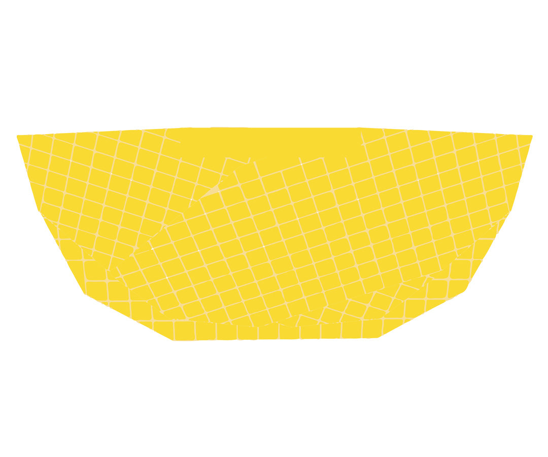 Piastre collanti compatibili gialle 540 x 250 mm per lampade UV cattura insetti KOM12 6 pezzi
