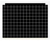 Piastre collanti compatibili nere multiposizione 416 x 285 mm per lampade UV cattura insetti KOM20 12 pezzi